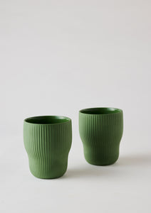 Forest Pigment Latte Cups | Set Of Two