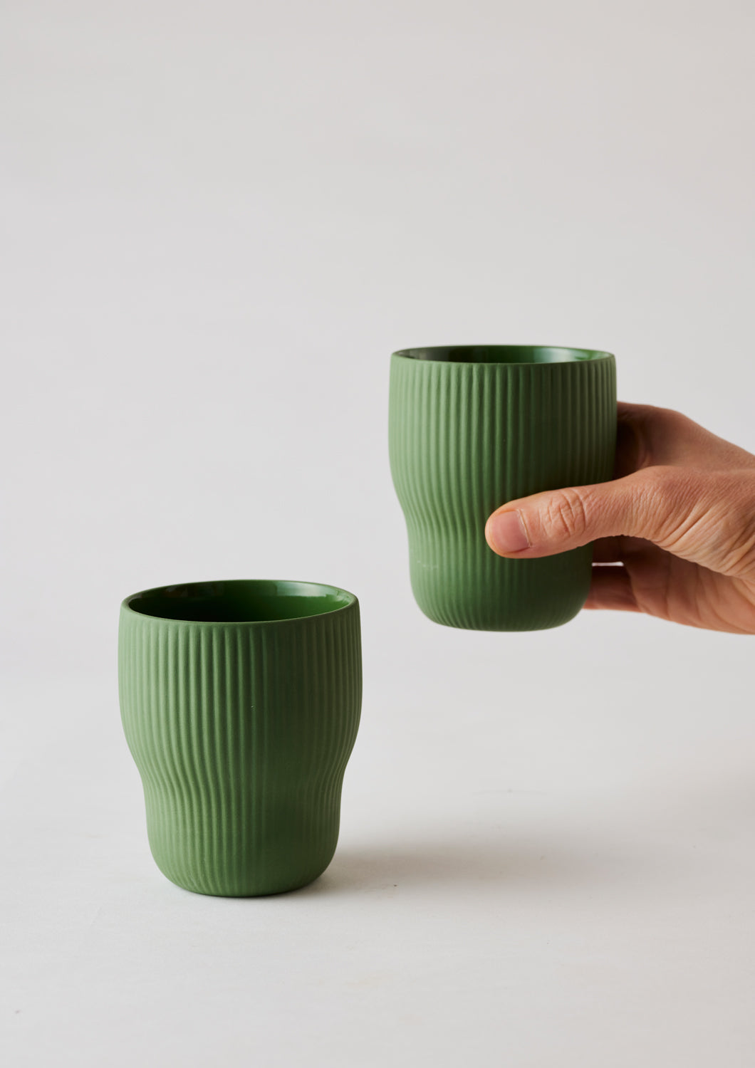 Forest Pigment Latte Cups | Set Of Two