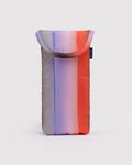 Puffy Glasses Sleeve | Gradient Stripe Poppy & Lilac