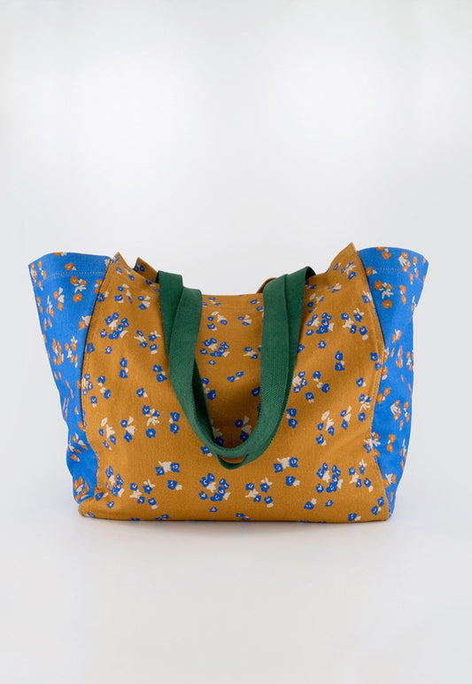 Colourblock Carryall | Mini Flowers