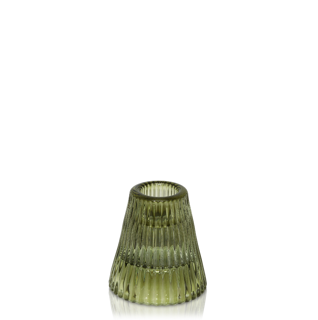 Carlo Candle Holder | Moss