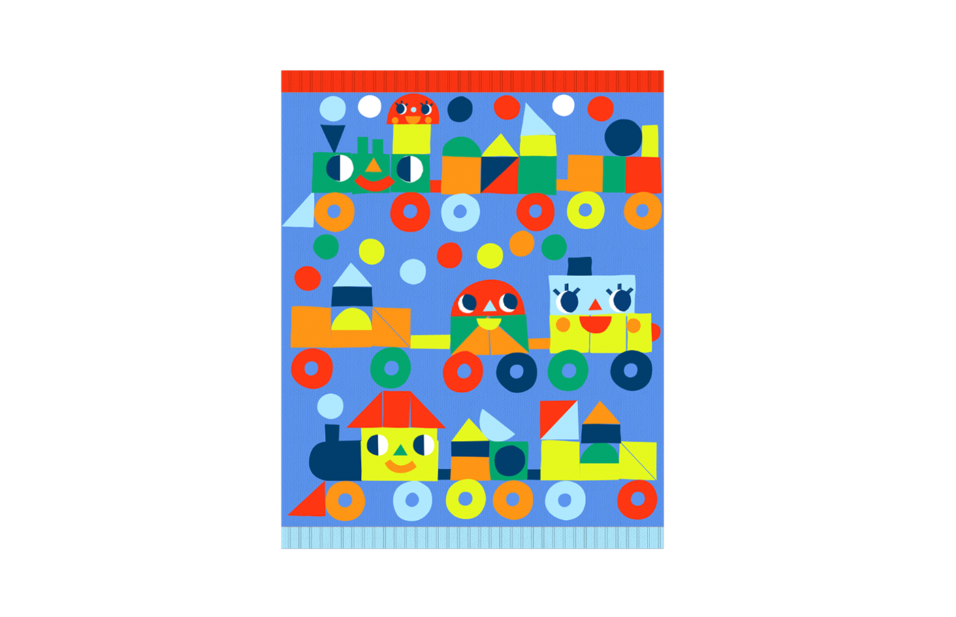 Rainbow Express | Baby Blanket