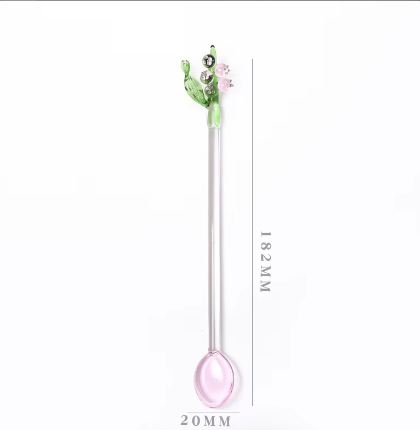 Orchid Glass Spoons | Various Colours