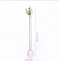 Orchid Glass Spoons | Various Colours