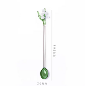 Orchid Glass Spoons | Various Colours