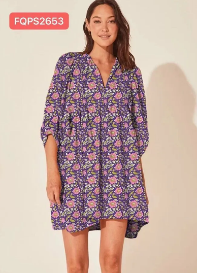 Floral Boho Dress | Various Colours