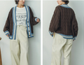 Brown Knit Cable Cardigan