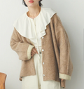 Cosy Knit Collarless Jacket | Various Colours