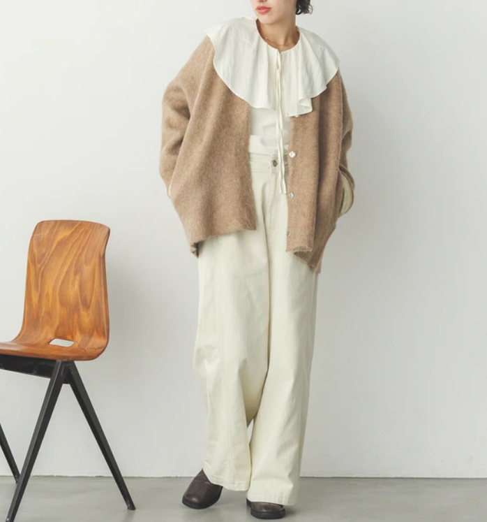 Cosy Knit Collarless Jacket | Various Colours