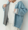 Cosy Knit Collarless Jacket | Various Colours
