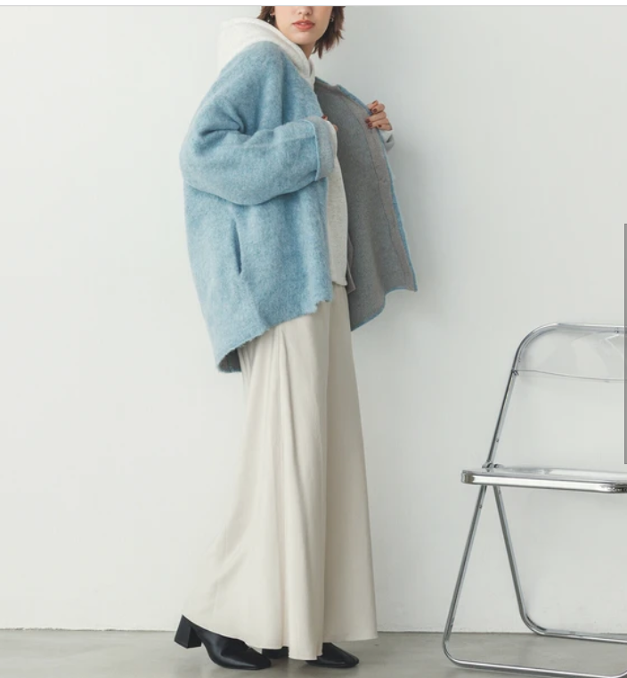 Cosy Knit Collarless Jacket | Various Colours