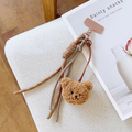Teddy Bear Phone Strap & Plate | Various Colours