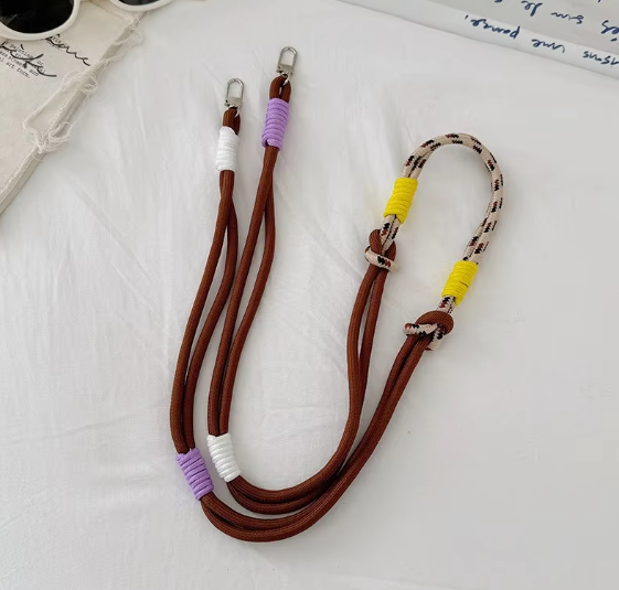 Chunky Rope Phone Shoulder Strap | Various Colours