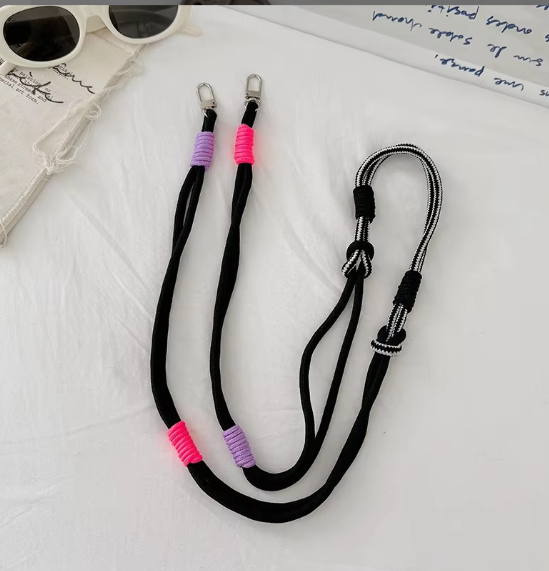 Chunky Rope Phone Shoulder Strap | Various Colours