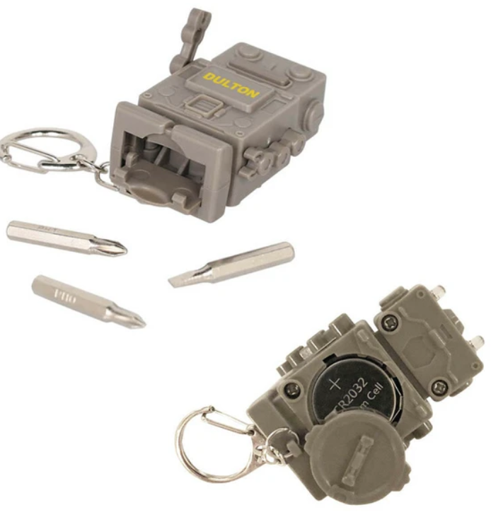 Robot Screwdriver Keyring | Various Colours