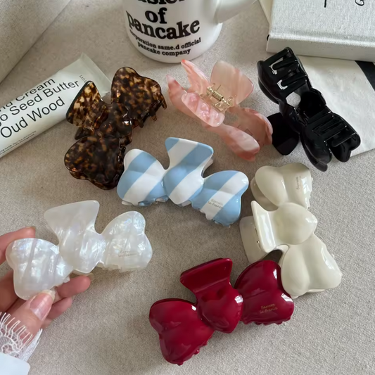 Bow Hair Claw | Various Colours
