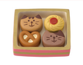 Cat Biscuit Box Figurine