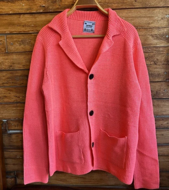 Pink Knit Button Up/Cardigan
