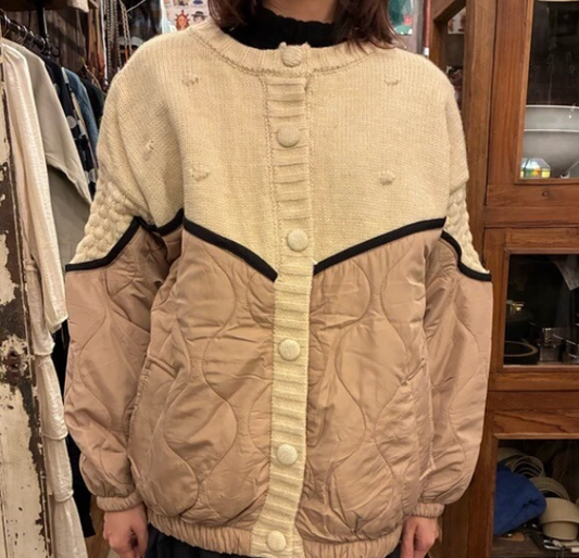 Knit Quilt Bomber | Various Colours