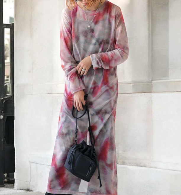 Tie dye Mesh Dress | Various Colours