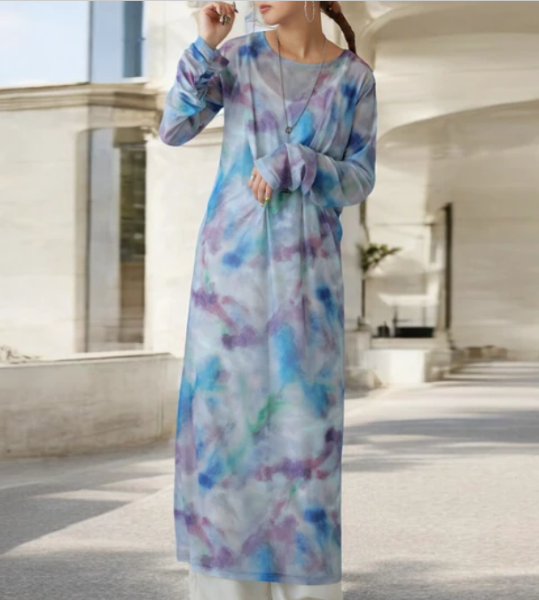 Tie dye Mesh Dress | Various Colours