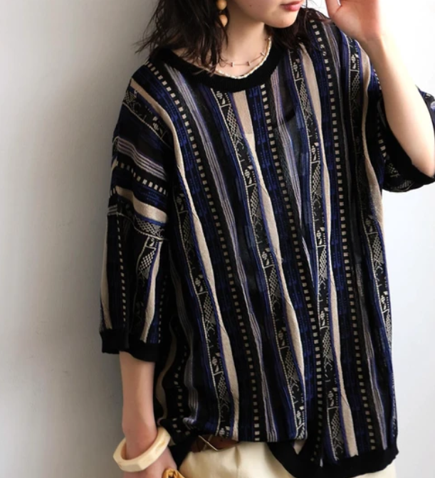 Knit Short Sleeve Top | Black