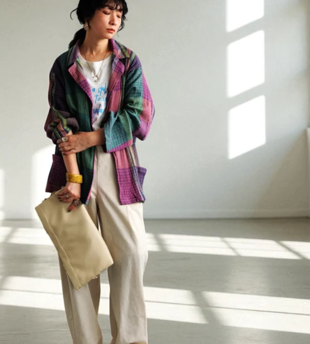 Cotton Plaid Multicolour Shirt