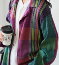Cotton Plaid Multicolour Shirt