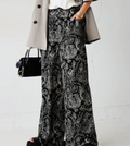 Pattern Wide Leg Pant | Various Colours
