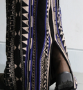 Knit Skirt | Blue Black