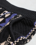 Knit Skirt | Blue Black