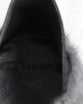 Fur Slip-On Sandals