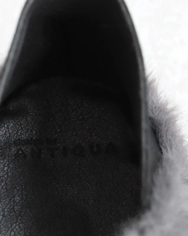 Fur Slip-On Sandals
