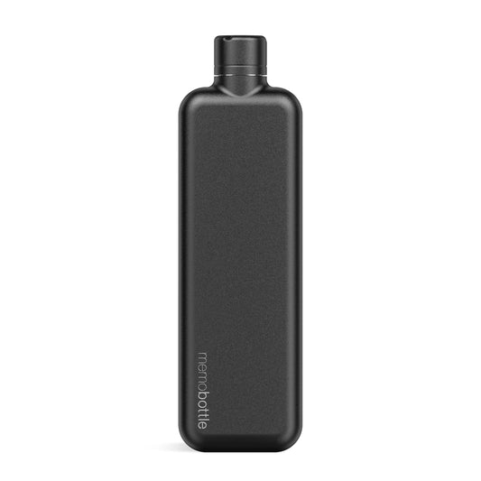 Slim Stainless Steel memobottle | Black