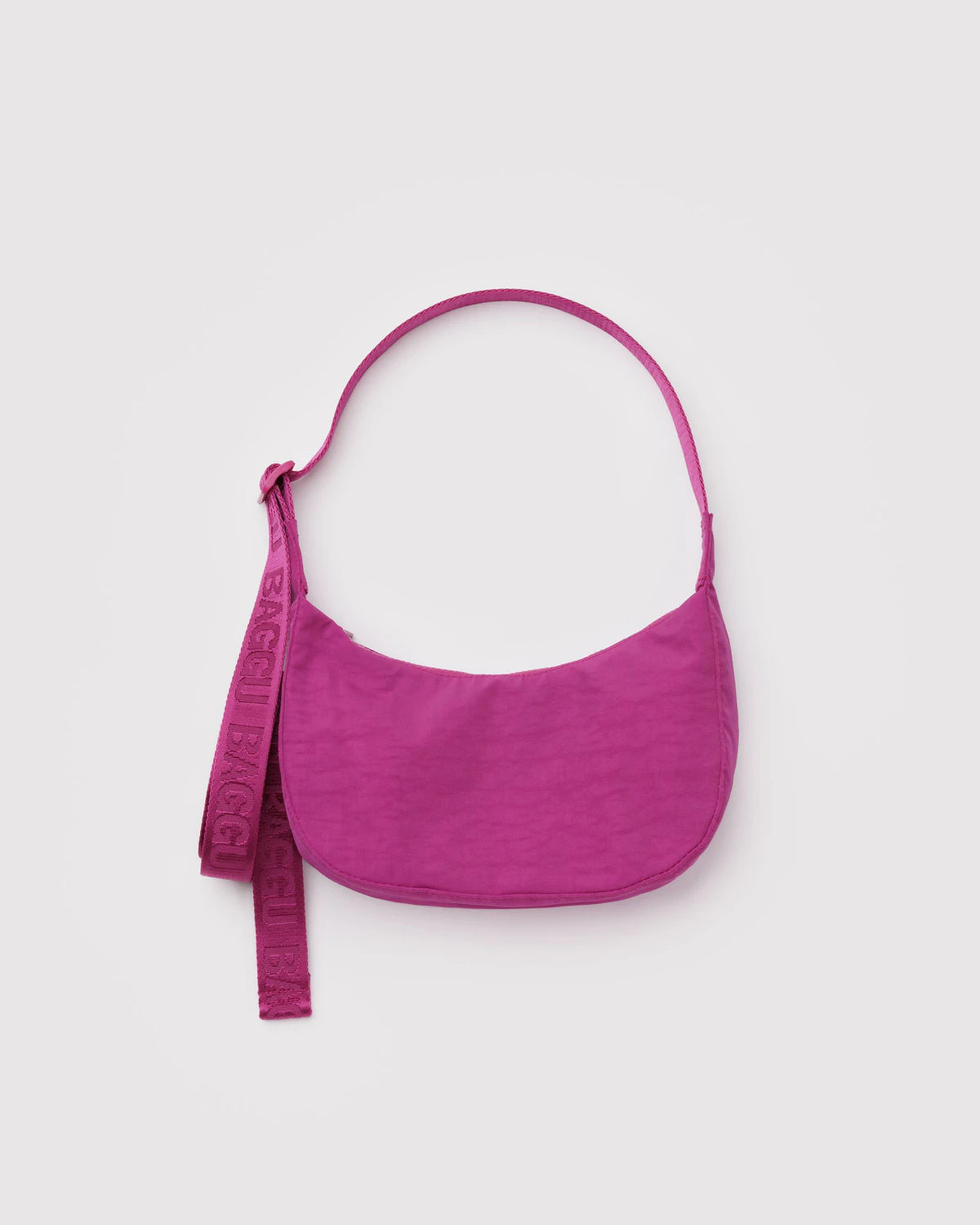 Small Crescent Bag | Deep Fuchsia
