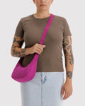 Small Crescent Bag | Deep Fuchsia