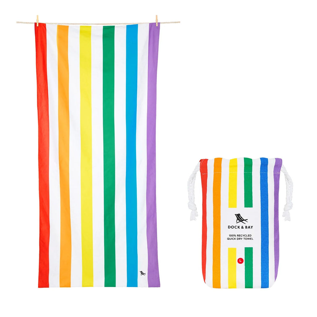 Quick Dry Towel | Rainbow Skies