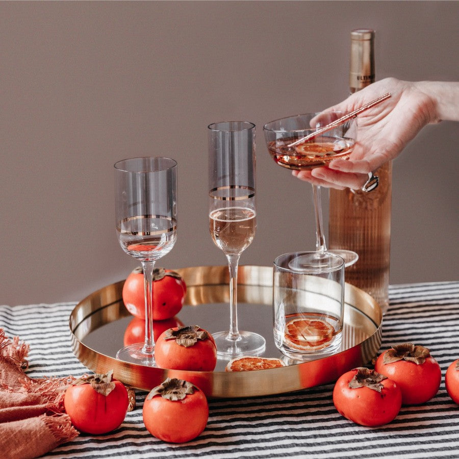 Gilda Champagne Flute | Various Colours Set