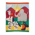 Zoo Crew | Knit Baby Blanket