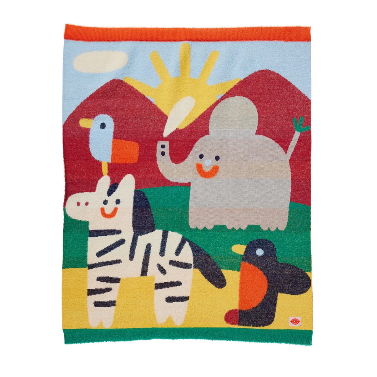 Zoo Crew | Knit Baby Blanket