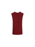 Flower Sleeveless Knit Top