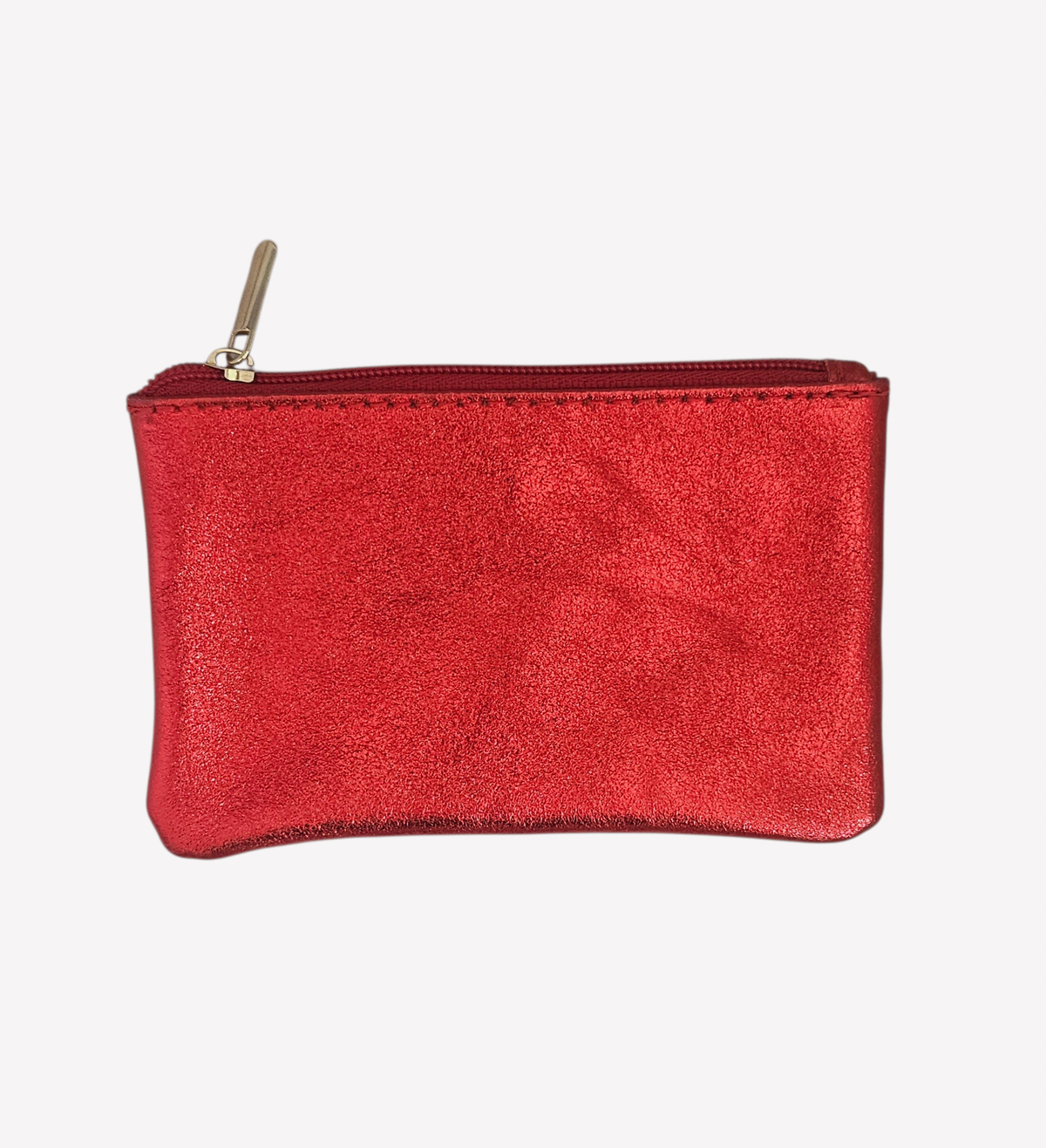 Metallic Leather Pouch | More Colours Available