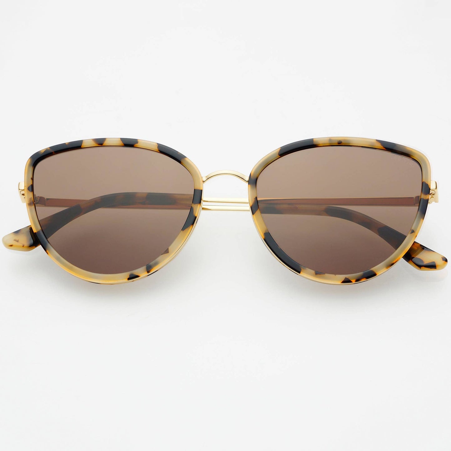 Luna Cat Eye Sunglasses | Milky Tortoise