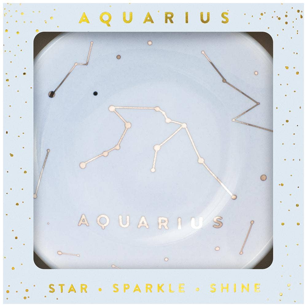 Zodiac Dish | Aquarius (Jan 20 - Feb18)