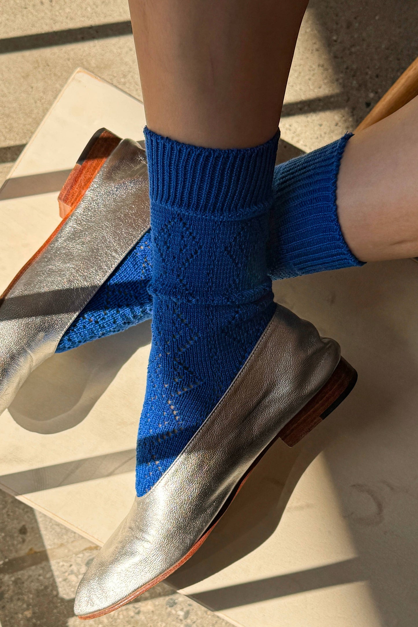 Modal Eyelet Socks | Various Colours