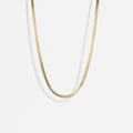 Herringbone Chain Necklace | Gold