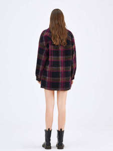 Rust Flannel Skirt