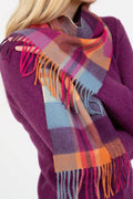 Lambswool Scarf | Orient Ginger Check