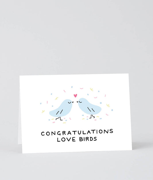 Congrats Love Birds Card