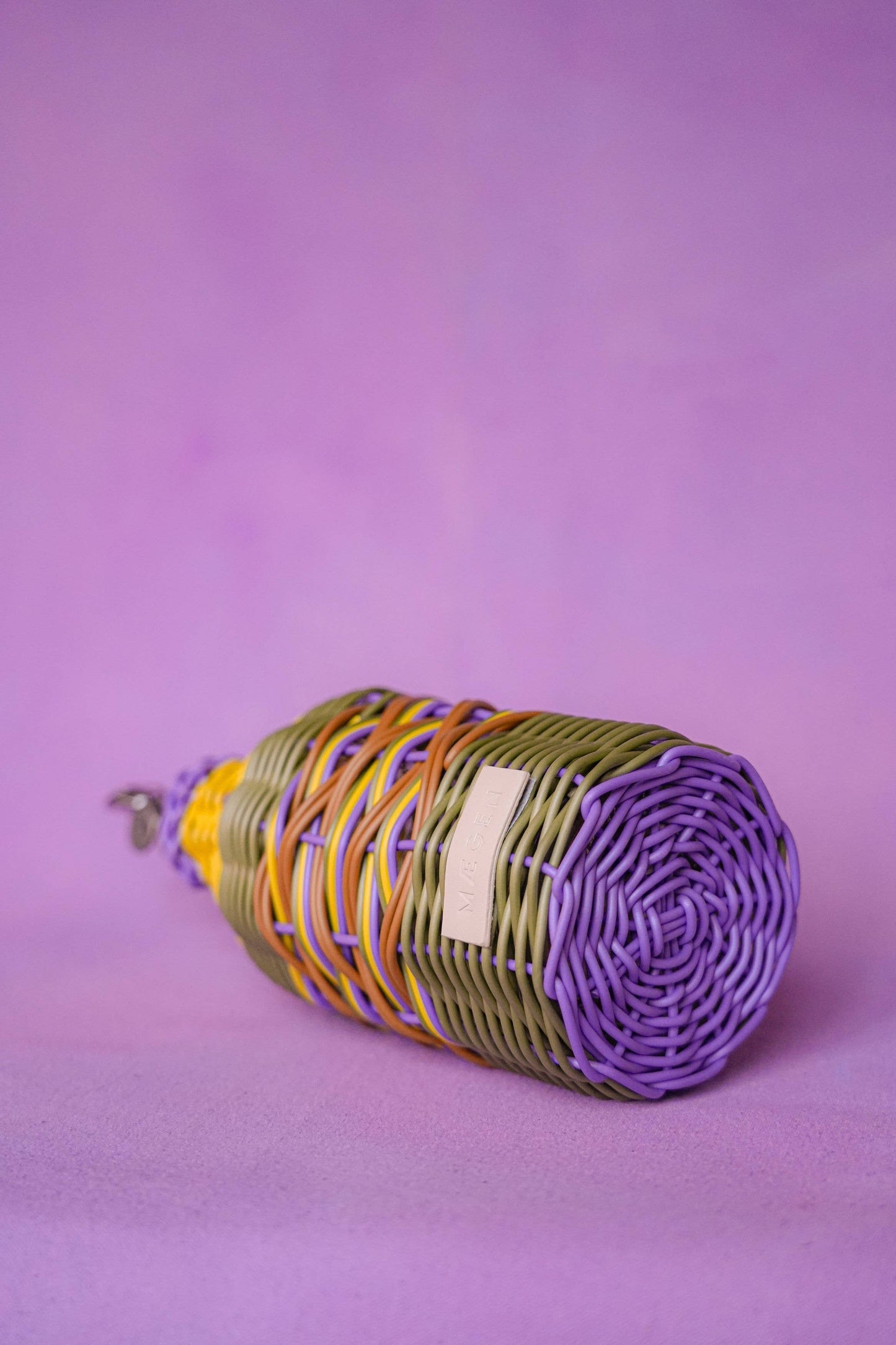Oil Decanter | Yellow & Lilac
